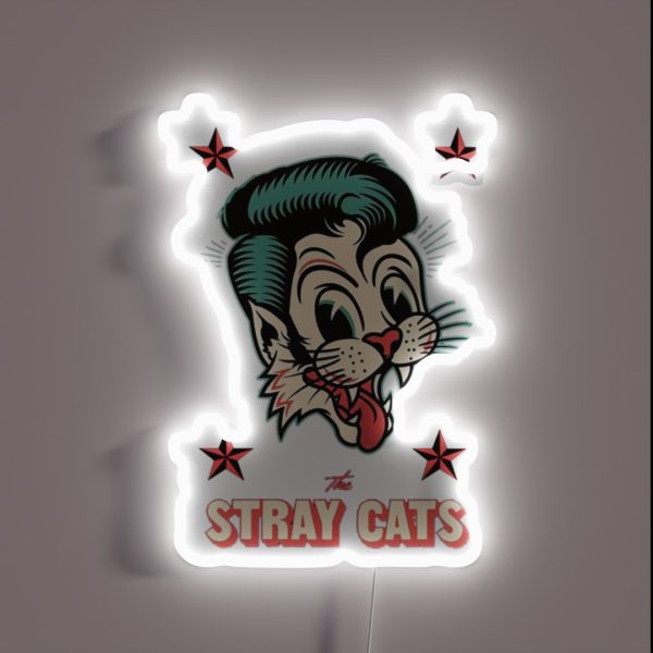 The Stray Cats RGB Neon Sign