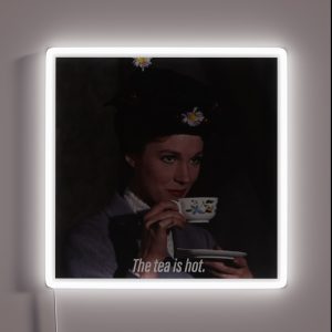 The Tea Is Hot RGB Neon Sign