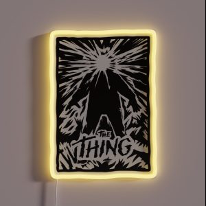 The Thing Poster Art RGB Neon Sign The Thing Poster Art RGB Neon Sign