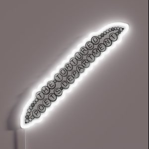 The Tortured Poets Department Beaded Friendship Bracelet RGB Neon Sign