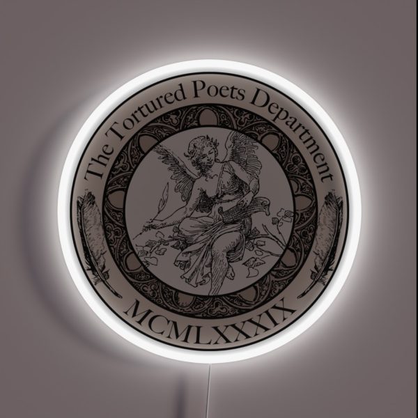 The Tortured Poets Department Collegiate RGB Neon Sign