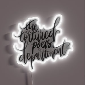 The Tortured Poets Department RGB Neon Sign