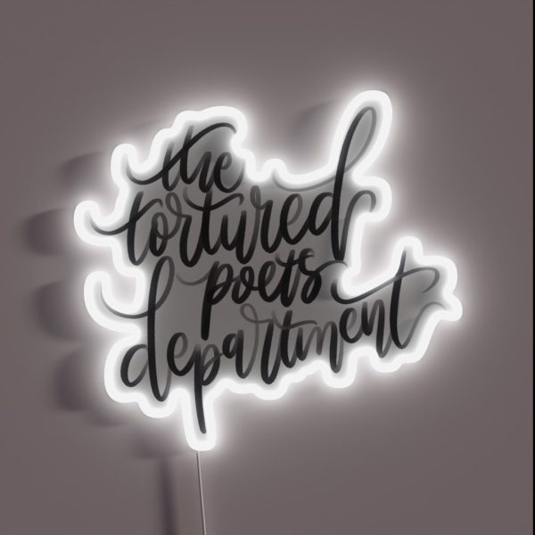 The Tortured Poets Department RGB Neon Sign
