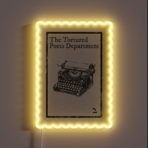 The Tortured Poets Department Taylor Swift RGB Neon Sign