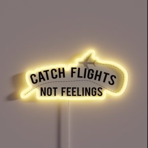 The Travel Motto RGB Neon Sign