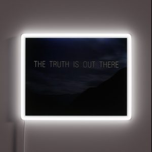 The Truth Is Out There X Files RGB Neon Sign