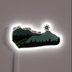 The View Between Villages Valley RGB Neon Sign