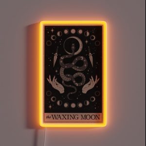 The Waxing Moon RGB Neon Sign The Waxing Moon RGB Neon Sign