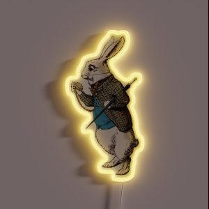 The White Rabbit RGB Neon Sign