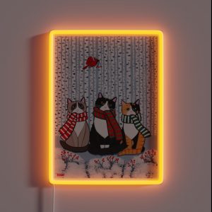 The Winter Cats RGB Neon Sign The Winter Cats RGB Neon Sign
