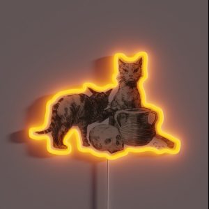 The Witch S Cats RGB Neon Sign