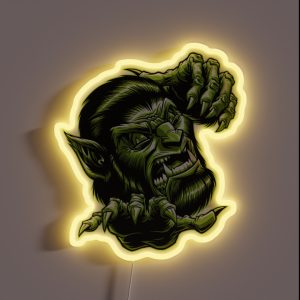 THE WOLFMAN ROAR RGB Neon Sign THE WOLFMAN ROAR RGB Neon Sign