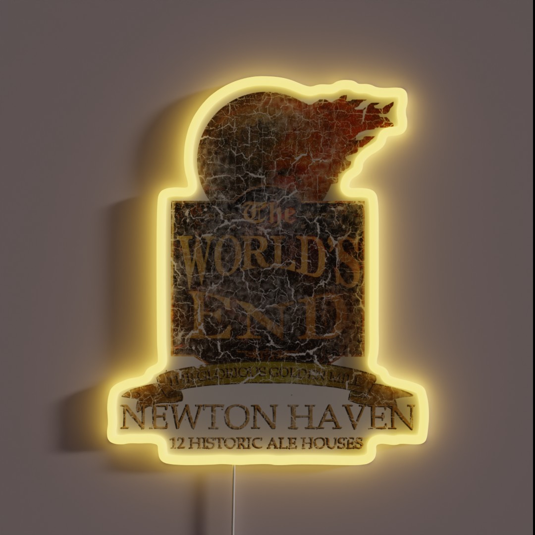 The World S End The World S End RGB Neon Sign The World S End The World S End RGB Neon Sign