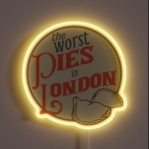 The Worst Pies In London RGB Neon Sign