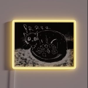 The Yule Cat Of Iceland RGB Neon Sign