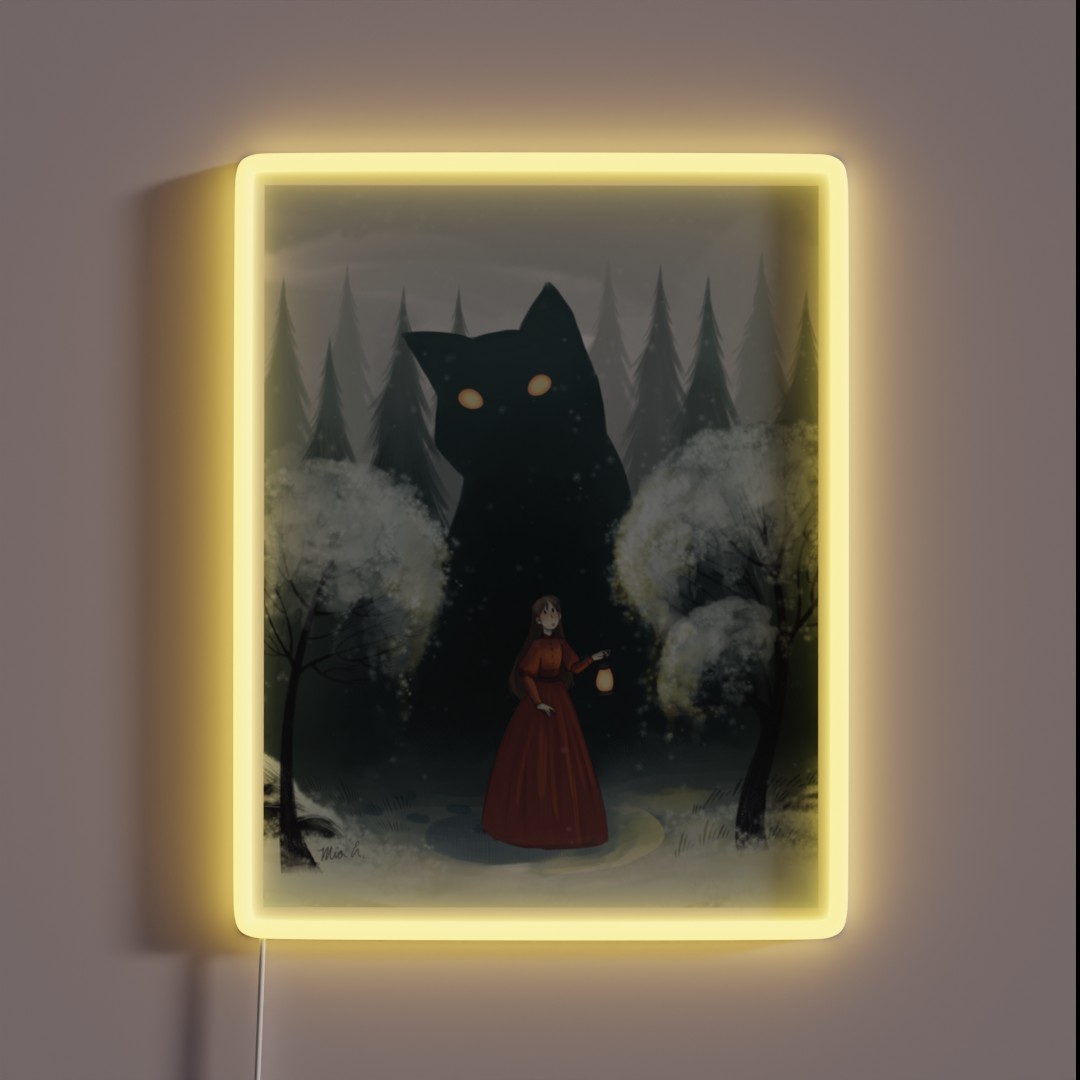 The Yule Cat RGB Neon Sign The Yule Cat RGB Neon Sign