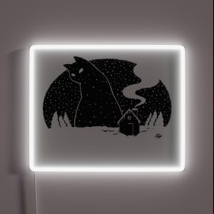 The Yule Cat RGB Neon Sign The Yule Cat RGB Neon Sign