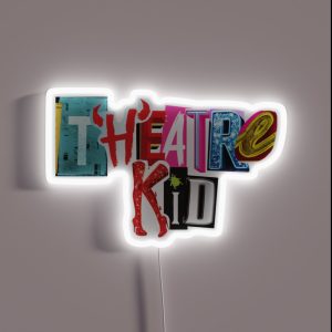 Theatre Kid Collage RGB Neon Sign