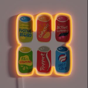Therapist Six Pack RGB Neon Sign