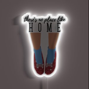 There S No Place Like Home RGB Neon Sign There S No Place Like Home RGB Neon Sign