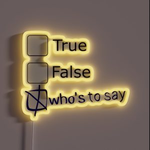 There Should Be A Third Option RGB Neon Sign