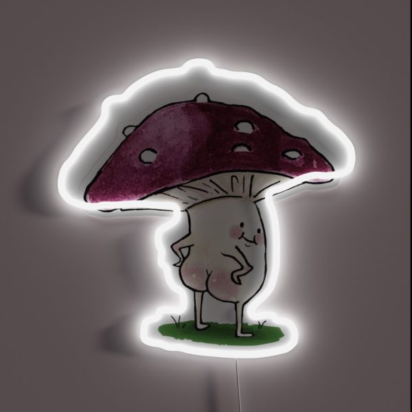Thicc Mushroom RGB Neon Sign