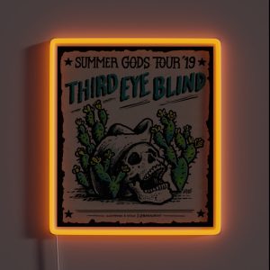 Third Eye Blind Summer Gods Tour 2019 Masjan RGB Neon Sign Third Eye Blind Summer Gods Tour 2019 Masjan RGB Neon Sign