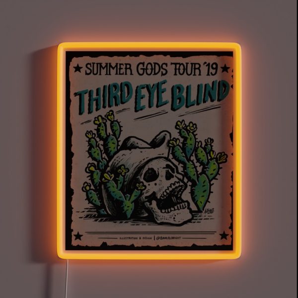 Third Eye Blind Summer Tour 2019 Kerjain RGB Neon Sign