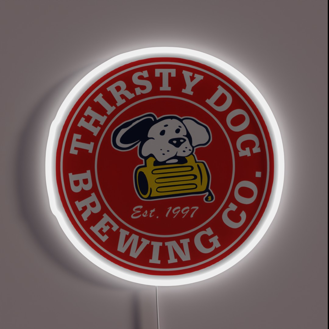 Thirsty Dog Brewery RGB Neon Sign Thirsty Dog Brewery RGB Neon Sign