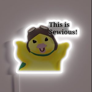 This Is Sewious Wonder Pets Mingming RGB Neon Sign This Is Sewious Wonder Pets Mingming RGB Neon Sign