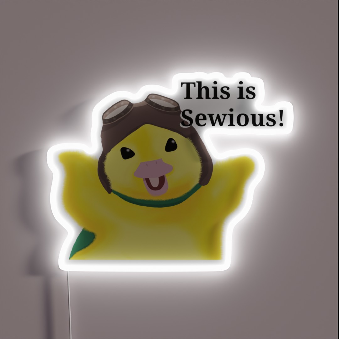 This Is Sewious Wonder Pets Mingming RGB Neon Sign This Is Sewious Wonder Pets Mingming RGB Neon Sign