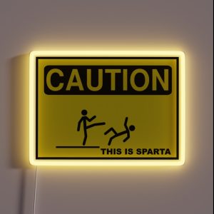 THIS IS SPARTA RGB Neon Sign
