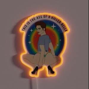 This Is The Ass Of A Killer Twilight Saga LGBT Pride Day Rainbow 2 RGB Neon Sign This Is The Ass Of A Killer Twilight Saga LGBT Pride Day Rainbow 2 RGB Neon Sign