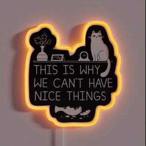 This Is Why We Can T Have Nice Things RGB Neon Sign