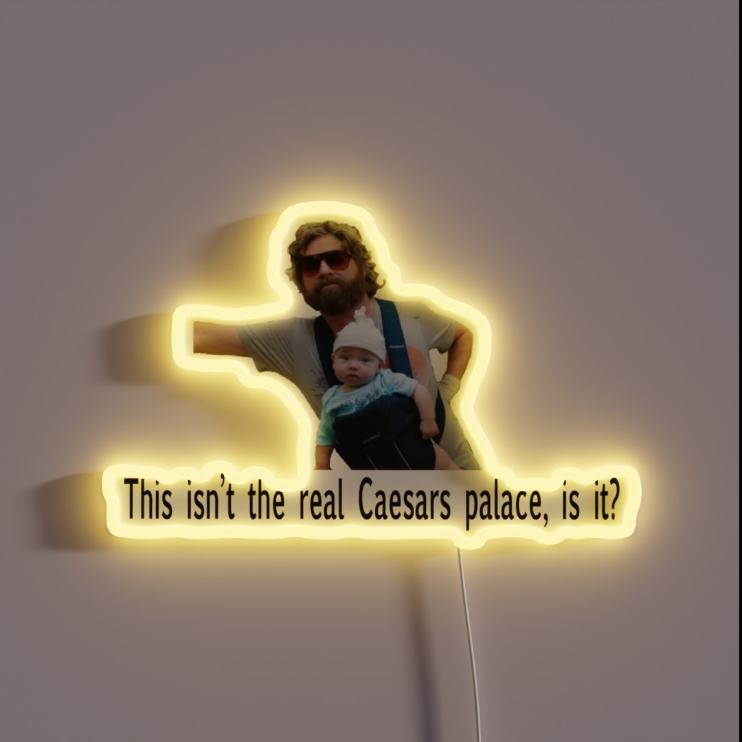 This Isn T The Real Caesars Palace Is It The RGB Neon Sign This Isn T The Real Caesars Palace Is It The RGB Neon Sign
