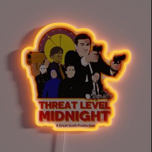 Threat Level Midnight RGB Neon Sign Threat Level Midnight RGB Neon Sign
