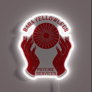 Throne Of Glass Baba Yellowlegs Psychic Services Officially Licensed RGB Neon Sign