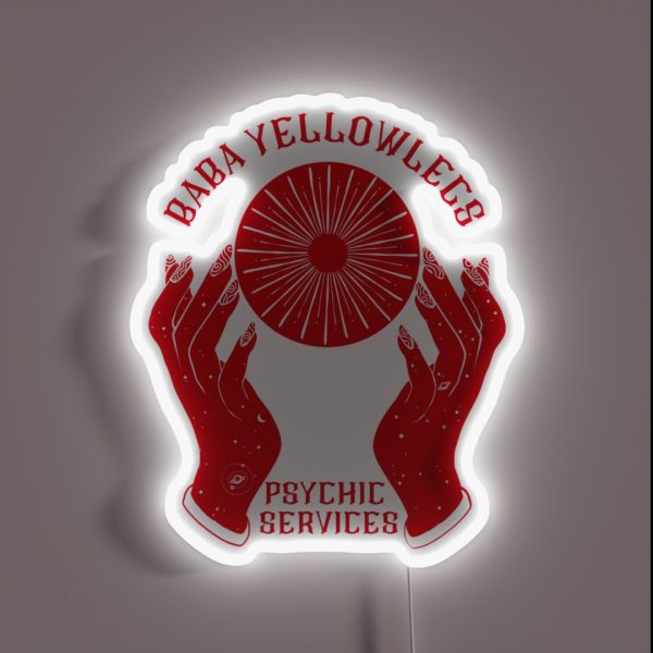 Throne Of Glass Baba Yellowlegs Psychic RGB Neon Sign