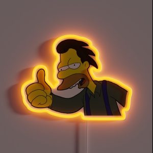 Thumbs Up Lenny RGB Neon Sign
