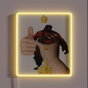 Thumbs Up Pyro RGB Neon Sign