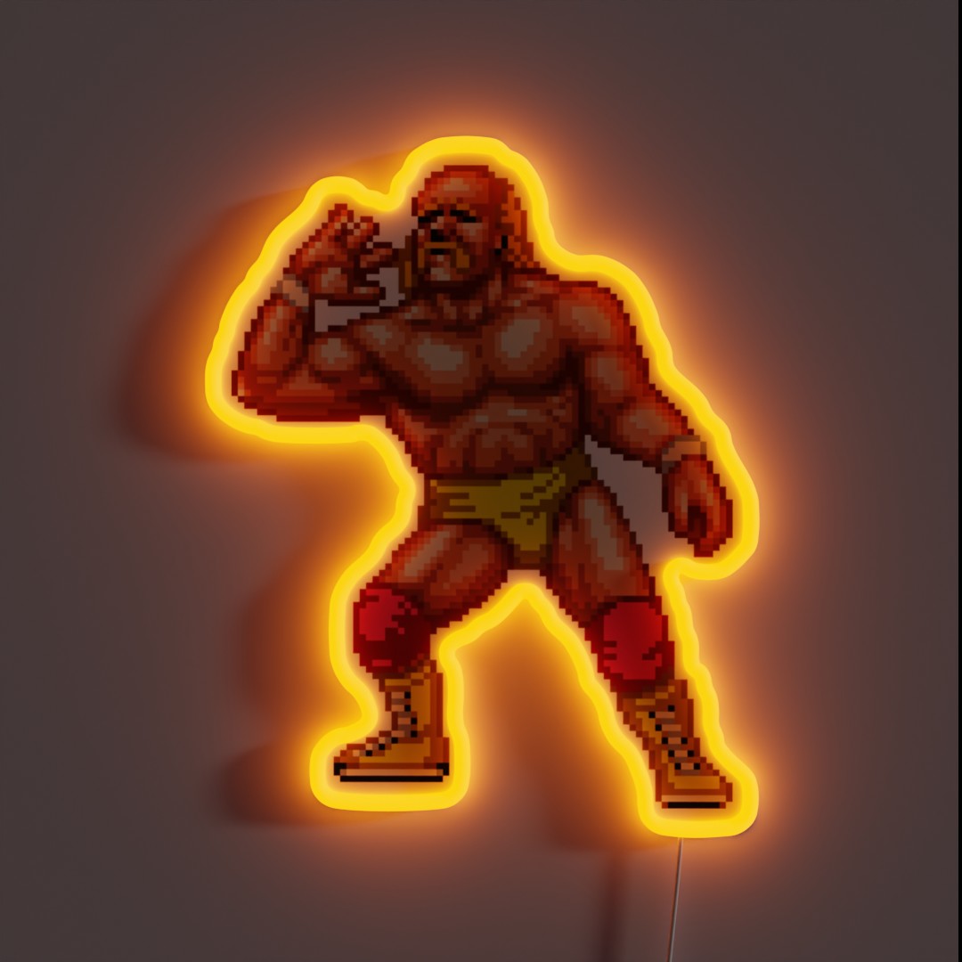 Thunder Mania Wrestlefest RGB Neon Sign Thunder Mania Wrestlefest RGB Neon Sign