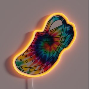 Tie Dye Crocs RGB Neon Sign Tie Dye Crocs RGB Neon Sign