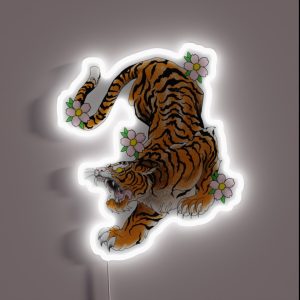 Tiger Japan Old School RGB Neon Sign