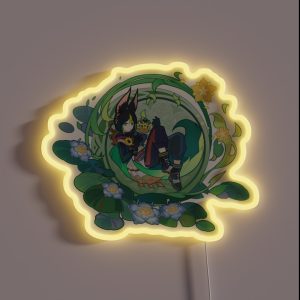 Tighnari Genshin Impact Ballads Of Breeze Splash RGB Neon Sign