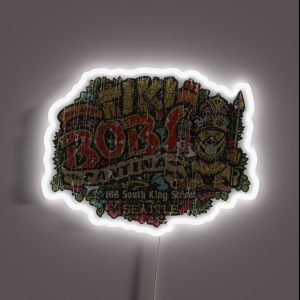 Tiki Bob S Cantina Seattle RGB Neon Sign