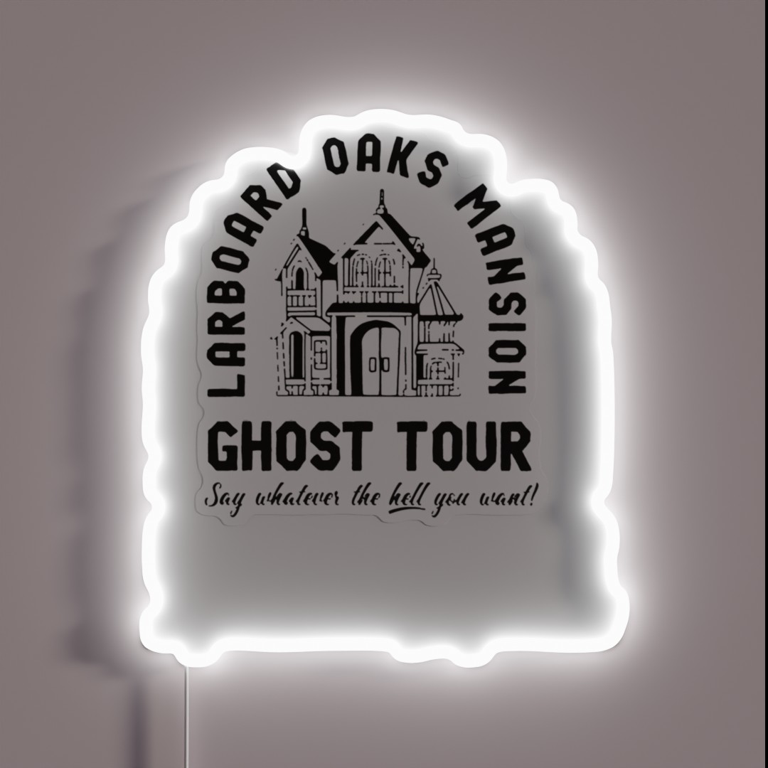 Tim Robinson Ghost Tour RGB Neon Sign Tim Robinson Ghost Tour RGB Neon Sign