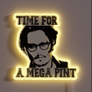Time For A Mega Pint RGB Neon Sign