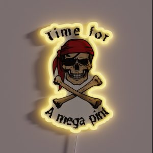 Time For A Mega Pint RGB Neon Sign