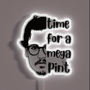 Time For A Mega Pint RGB Neon Sign