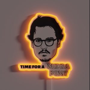 Time For A Mega Pint RGB Neon Sign